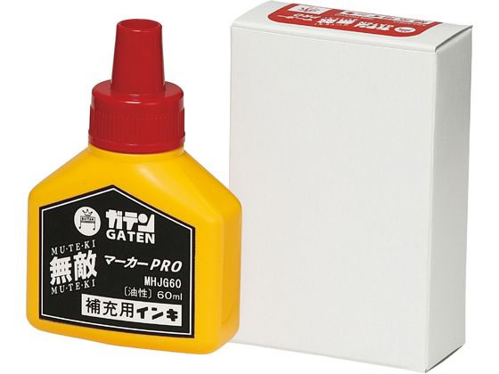 寺西化学 ガテン無敵マーカーPRO 補充液 60ml 赤 MHJG60-T2