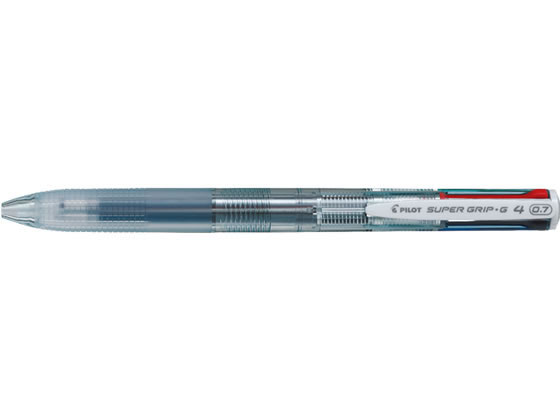 パイロット スーパーグリップG4 0.7mm 4色 ノンカラー BKSG-35F-NC