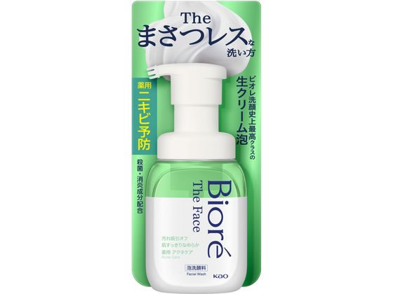 KAO ビオレ ザ・フェイス 泡洗顔料 アクネケア 本体 200mLが814