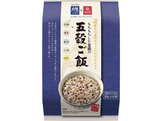 はくばく 大戸屋もちもちした食感の五穀ごはん30g*6袋 はくばく 大戸屋もちもちした食感の五穀ごはん30g*6袋