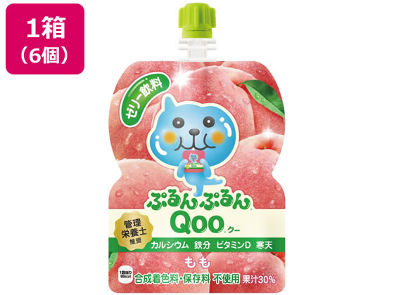 コカ・コーラ ぷるんぷるんQoo もも味 6個 53041 コカ・コーラ ぷるんぷるんQoo もも味 6個 53041