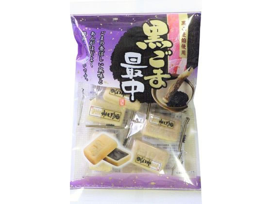 お菓子のシアワセドー 黒ごま最中 150g お菓子のシアワセドー 黒ごま最中 150g