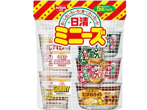 日清食品 ミニーズ〔東〕5食 日清食品 ミニーズ〔東〕5食