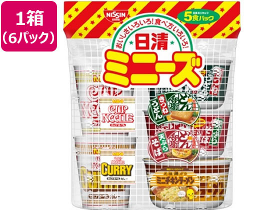 日清食品 ミニーズ〔東〕5食×6パック 日清食品 ミニーズ〔東〕5食×6パック
