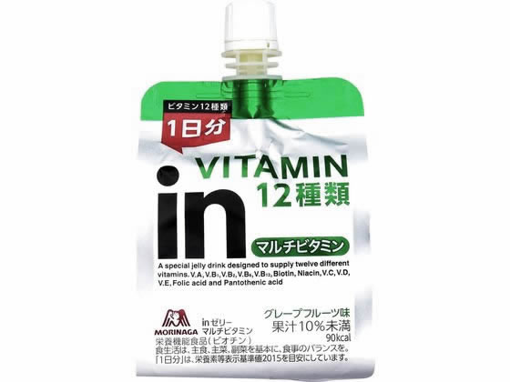 森永製菓 inゼリー マルチビタミン 180g 森永製菓 inゼリー マルチビタミン 180g