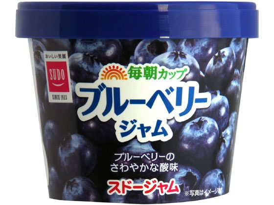 スドージャム 毎朝カップ ブルーベリージャム 120g スドージャム 毎朝カップ ブルーベリージャム 120g