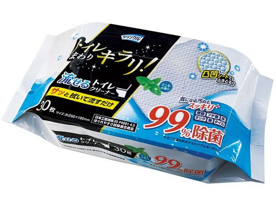 Life-do. Plus クリンクル トイレまわりキラリ 流せるトイレクリーナー30枚