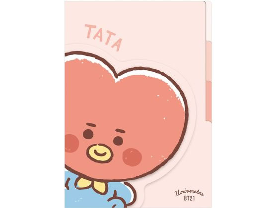 カミオジャパン BT21 3インデックスA4クリアファイル TATA 201510