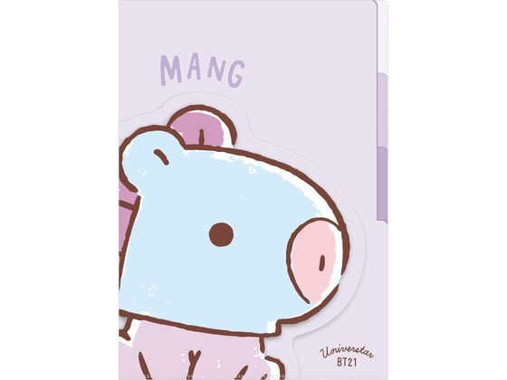カミオジャパン BT21 3インデックスA4クリアファイル MANG 201516