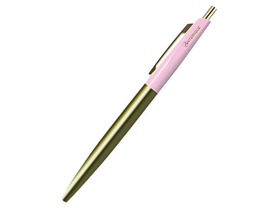 アンテリック 油性ボールペン FANCY BRASS 0.5mm ベビーピンク