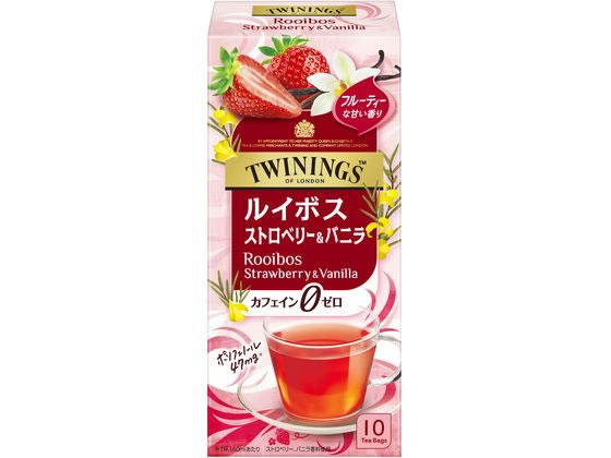 片岡物産 トワイニング ルイボスティー ルイボスストロベリー&バニラ 10袋 片岡物産 トワイニング ルイボスティー ルイボスストロベリー&バニラ 10袋