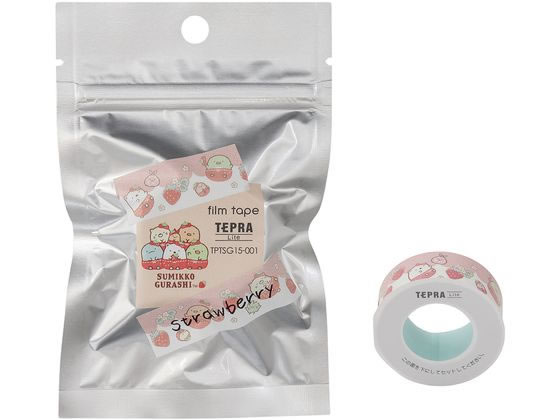 キングジム テプラLiteすみっコぐらし ストロベリー TPTSG15-001 キングジム テプラLiteすみっコぐらし ストロベリー TPTSG15-001