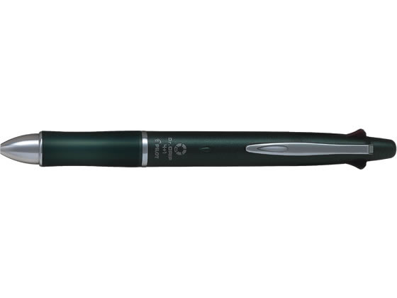 パイロット ドクターグリップ4+1 アッシュメタルオリーブ ボールペン0.5mm