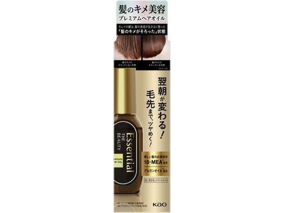 KAO エッセンシャル ザ・ビューティ 髪のキメ美容プレミアムヘアオイル 60mL KAO エッセンシャル ザ・ビューティ 髪のキメ美容プレミアムヘアオイル 60mL