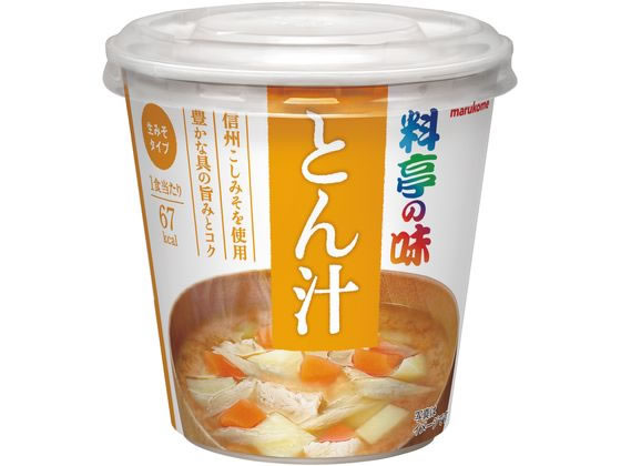 マルコメ カップ 料亭の味 とん汁 1食 マルコメ カップ 料亭の味 とん汁 1食