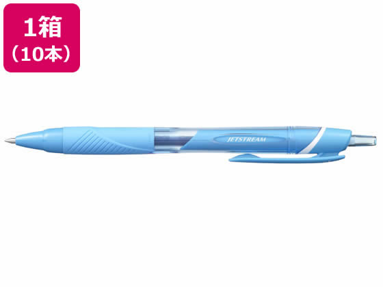 三菱鉛筆 ジェットストリームカラーインク0.7mm ライトブルー 10本