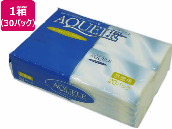 ハヤシ商事 アクウェル水に流せるティシュー10組×20個×30パック