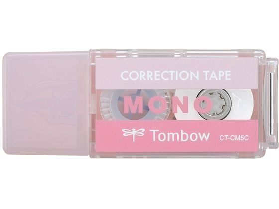 トンボ鉛筆 修正テープ モノポケット ピンク CT-CM5C80 トンボ鉛筆 修正テープ モノポケット ピンク CT-CM5C80