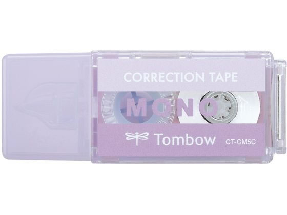 トンボ鉛筆 修正テープ モノポケット パープル CT-CM5C90