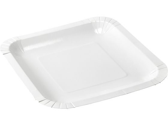 ストリックスデザイン ペーパープレートスクエア 18cm 50枚 SD-708