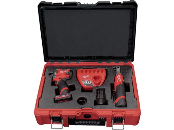 milwaukee M12FUELパワーパック インパクトレンチ、3 8インチハイスピードラチェットレンチ M12 FPP2H-5252P JP milwaukee M12FUELパワーパック インパクトレンチ、3 8インチハイスピードラチェットレンチ M12 FPP2H-5252P JP