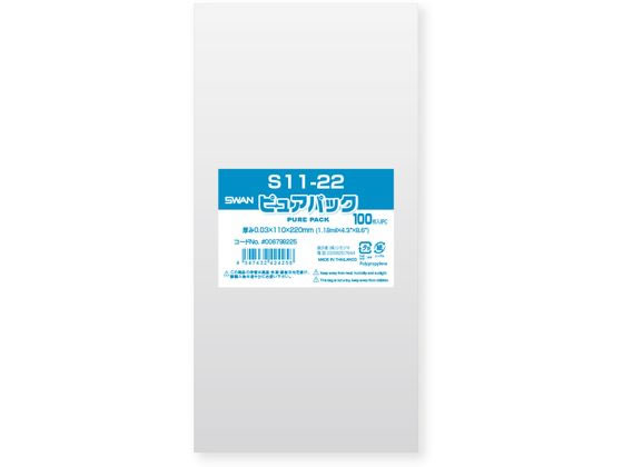 ●サイズ：厚０．０３×幅１１０×高２２０ｍｍ●テープなし●食品衛生法規格基準適合商品●注文単位：１パック（１００枚）