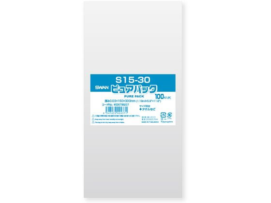 ●サイズ：厚０．０３×幅１５０×高３００ｍｍ●テープなし●食品衛生法規格基準適合商品●注文単位：１パック（１００枚）