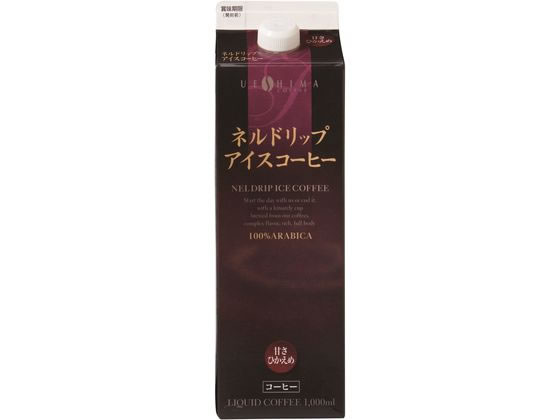 ウエシマコーヒー ネルドリップアイスコーヒー甘さひかえめ 1L ウエシマコーヒー ネルドリップアイスコーヒー甘さひかえめ 1L