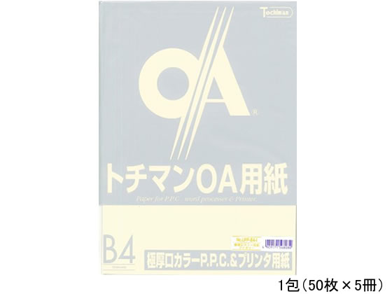SAKAEテクニカルペーパー 極厚口カラーPPC B4 アイボリー 50枚×5冊