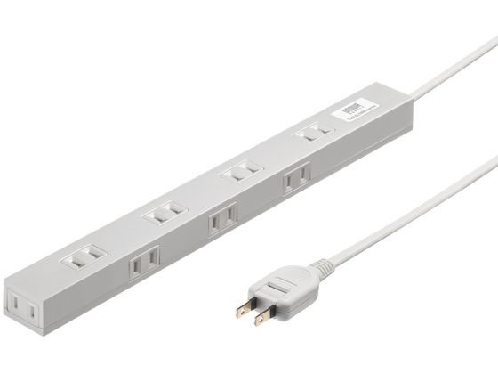 サンワサプライ スリムタップ(2P・8個口・コード長3m) TAP-SLIM8N-3 サンワサプライ スリムタップ(2P・8個口・コード長3m) TAP-SLIM8N-3
