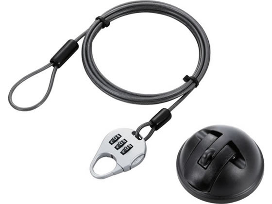 エレコム タブレット吸盤式 セキュリティワイヤーロック ESL-Q エレコム タブレット吸盤式 セキュリティワイヤーロック ESL-Q
