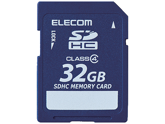 エレコム SDHCカード Class4 データ復旧サービス付 32GB