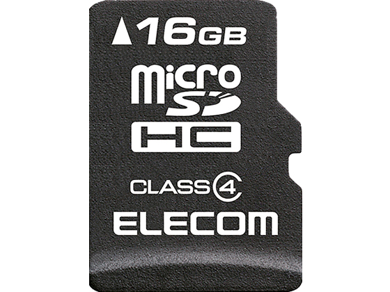 エレコム microSDHCカード Class4 データ復旧サービス付 16GB