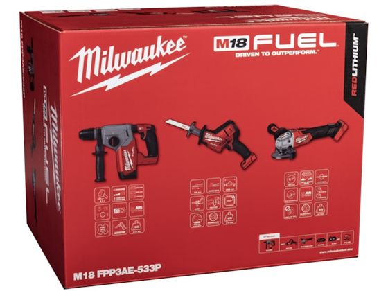 milwaukee M18 FUELp[pbN n}[hARpNgVv\[A100mmϑfBXNOC_[ M18 FPP3AE-533P JP