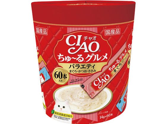 いなば CIAO ちゅーるグルメ バラエティ 14g×60本 SC-138