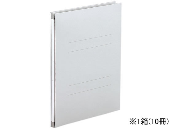 セキセイ のび〜るファイル(エスヤード)PP貼り A4タテ グレー 10冊