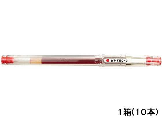 パイロット ハイテックC04 超極細0.4mm 赤 10本 LH-20C4-R