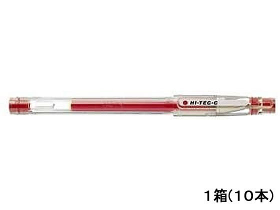 パイロット ハイテック05 極細0.5mm レッド 10本 LH-20C5-R