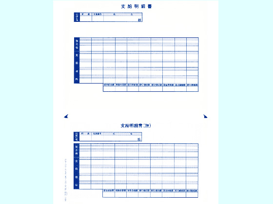 OBC 単票シール式支給明細書 09-SP6151-A15 300枚 6151 OBC 単票シール式支給明細書 09-SP6151-A15 300枚 6151