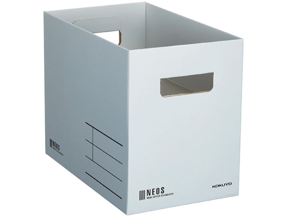 コクヨ 収納ボックス〈NEOS〉A4 Mサイズ ホワイト A4-NEMB-Wが568円 
