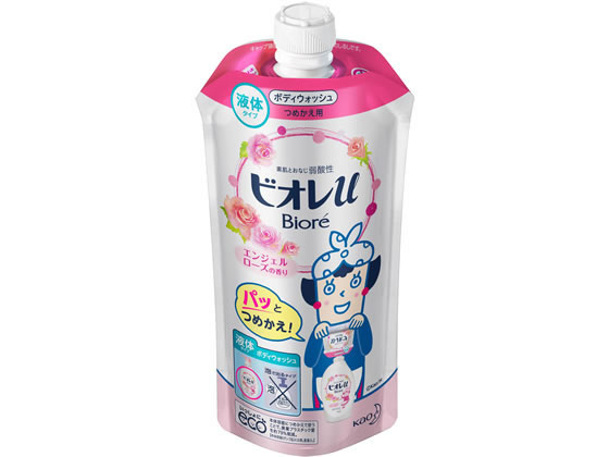 KAO ビオレu エンジェルローズの香り つめかえ用 340mL