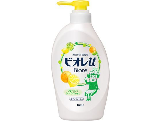 KAO ビオレu フレッシュシトラスの香り ポンプ 480mL KAO ビオレu フレッシュシトラスの香り ポンプ 480mL
