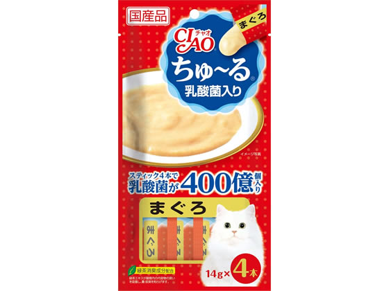 いなば CIAO ちゅーる 乳酸菌入り まぐろ 14g×4本 いなば CIAO ちゅーる 乳酸菌入り まぐろ 14g×4本