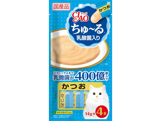 いなば CIAO ちゅーる 乳酸菌入り かつお 14g×4本