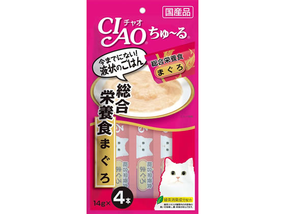いなば CIAO ちゅーる 総合栄養食 まぐろ 14g×4本 いなば CIAO ちゅーる 総合栄養食 まぐろ 14g×4本