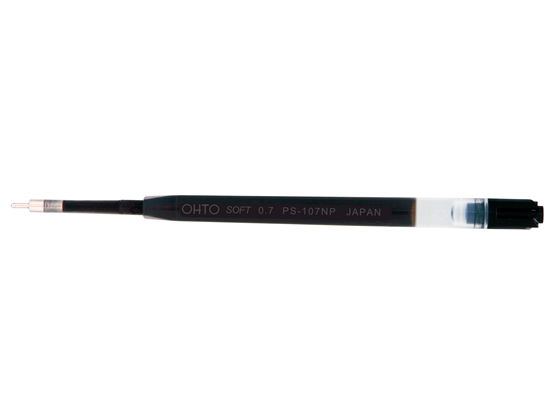 オート 油性ソフトインク 0.7mm 替芯 黒 1本 PS-107NPクロ