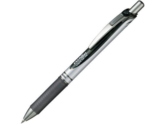 ぺんてる エナージェル ノック式 シルバー軸 0.7mm 黒 BL77-A ぺんてる エナージェル ノック式 シルバー軸 0.7mm 黒 BL77-A