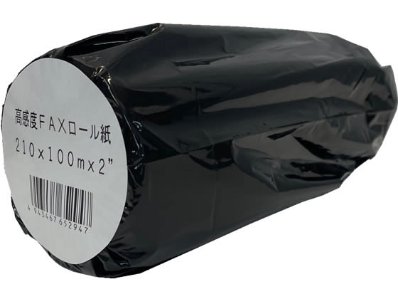 高感度FAXロール紙 A4サイズ 210mm×100m×2インチ 高感度FAXロール紙 A4サイズ 210mm×100m×2インチ