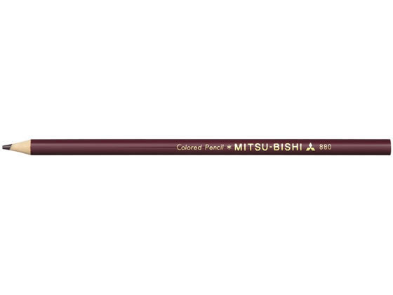 三菱鉛筆 色鉛筆 K880 こいあかむらさき 12本 K880.35