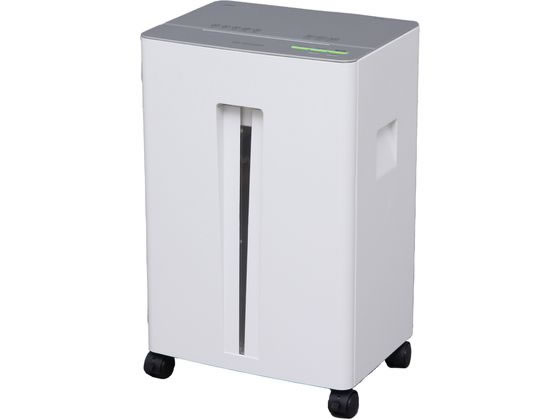 ●カラー：ホワイト●ゴミ箱容量：約３０Ｌ●クロスカット／約４×３４ｍｍ●最大細断枚数（Ａ４コピー用紙）：２３枚／５０Ｈｚ（※６０Ｈｚでは１〜２枚少なくなります）●連続使用時間：１５分●投入幅：約２１０